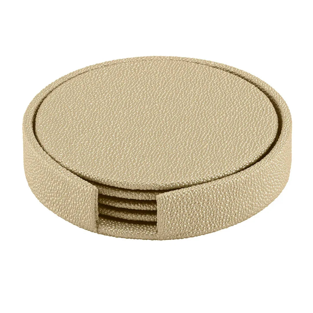Skate Round Coaster Set Champagne Coasters