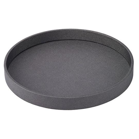 Skate Round Tray Charcoal Serving Tray