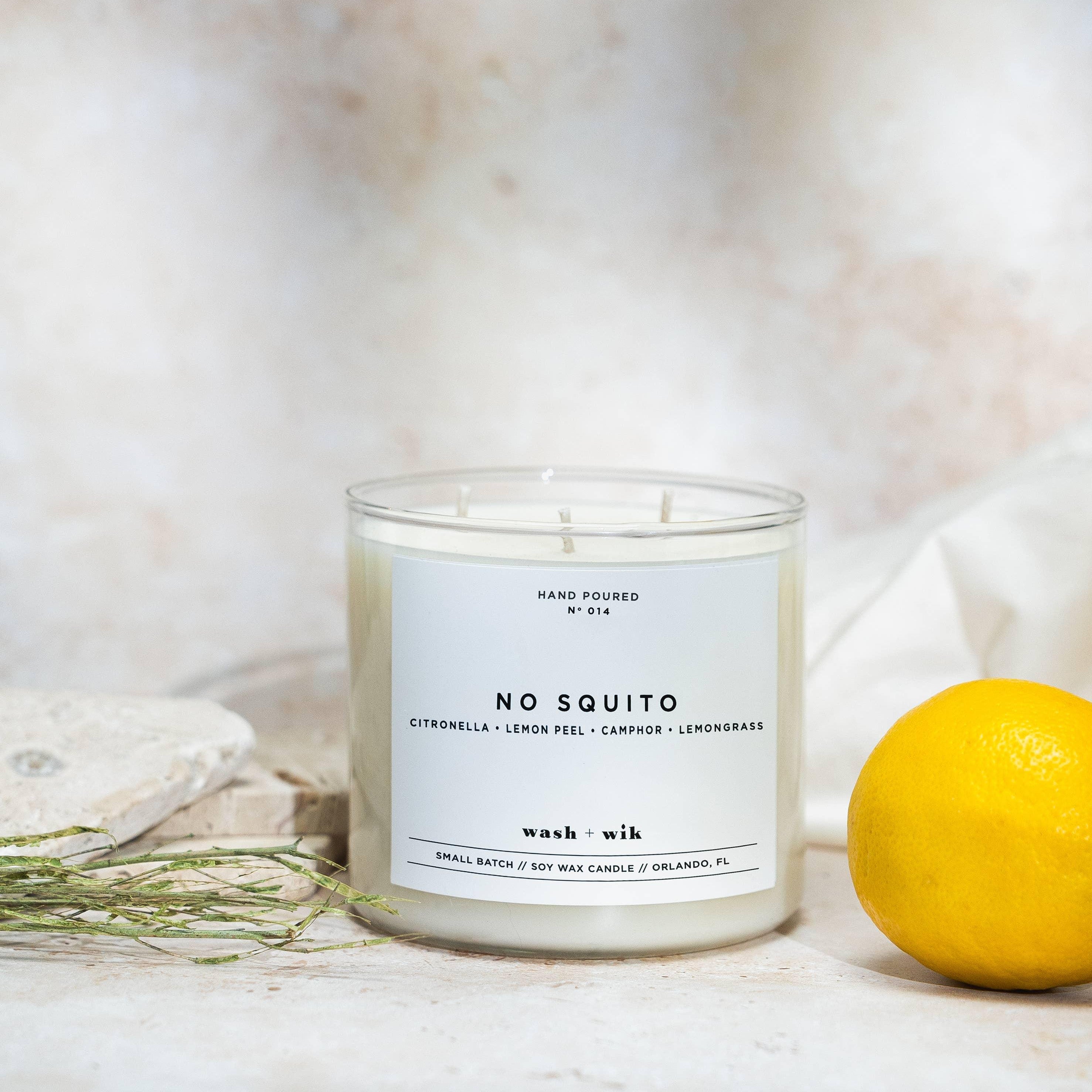 Outdoor Citronella Soy Wax Candle 3 Wick Candles