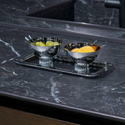Striations Small Rectangle Serving Tray Serving Tray