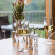 Superlative Square Edge Wine Glasses Set of 2 White - 14oz Wine Glasses