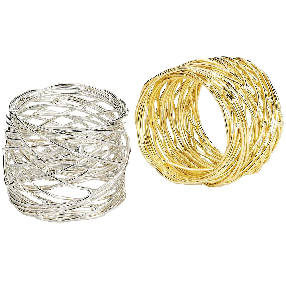 Tara Napkin Rings Set Of 4 Napkin Rings