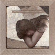 Stephen Wilson Embroidered Artwork Albums TAYLOR SWIFT TORTURED POETS DEPARTMENT BEIGE Art