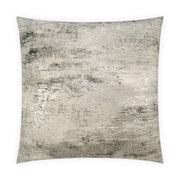 Textured gray pillow on a white background