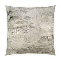 Textured gray pillow on a white background