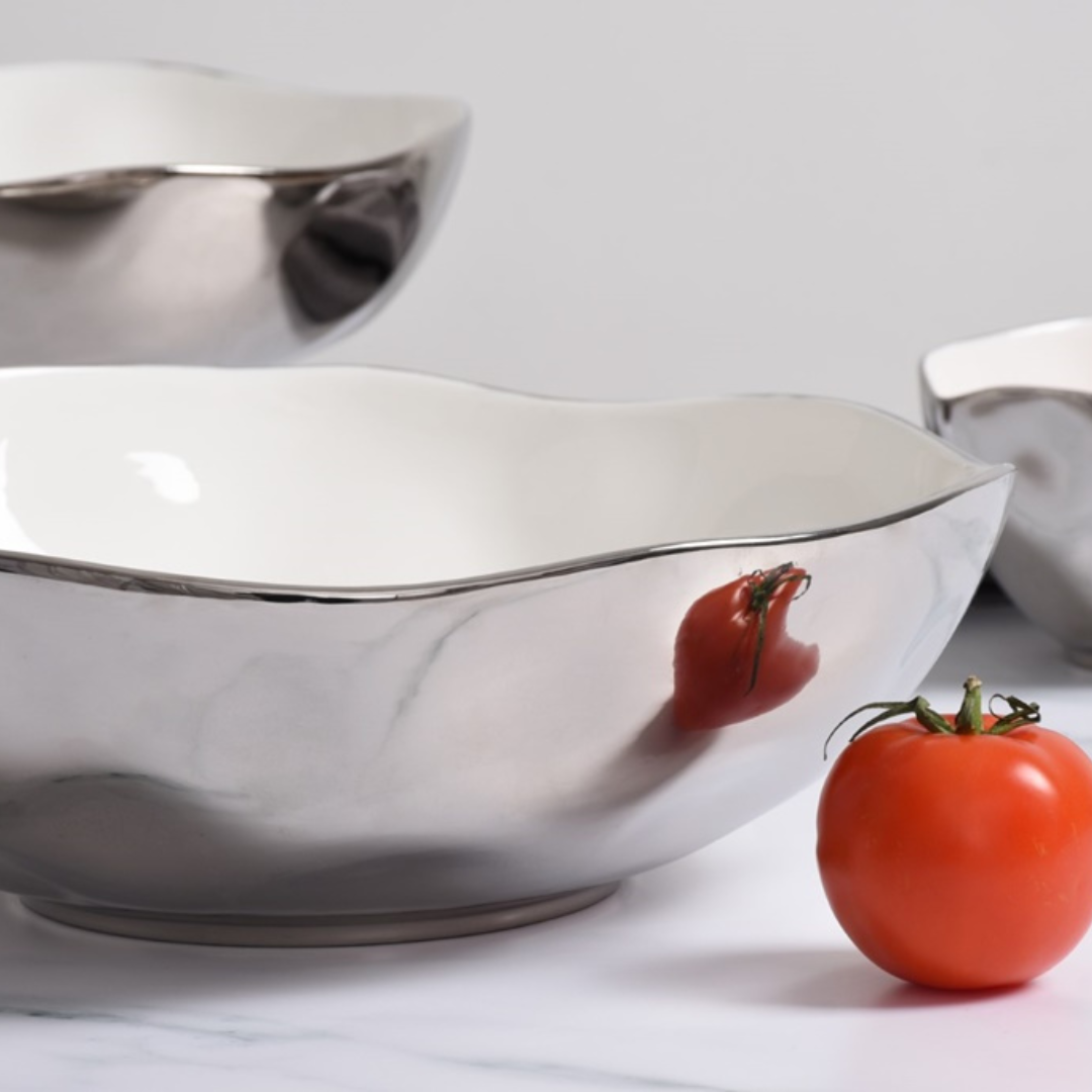 Thin & Simple Wide Bowl Serving Bowl