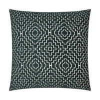 Tile Forest Throw Pillow 22x22