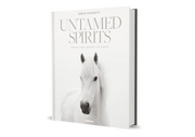 Book titled 'Untamed Spirits' with a horse's face on the cover against a white background