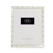 Mother of Pearl & Silver Plated Metal Frame 8x10" Picture Frame