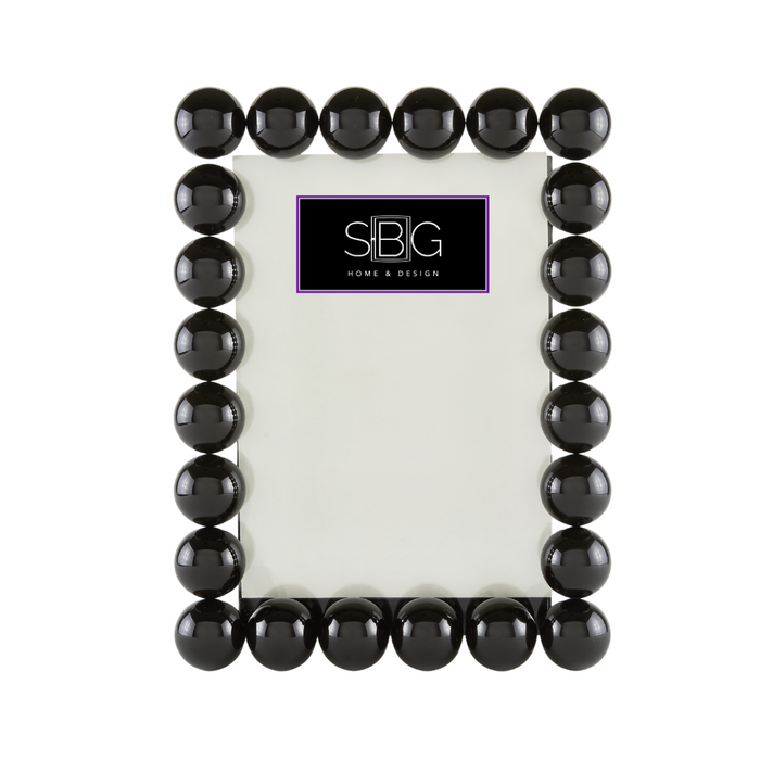 Black Bubble Picture Frame