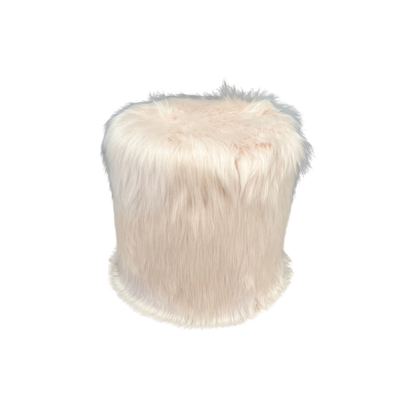 Faux Fur Pouf