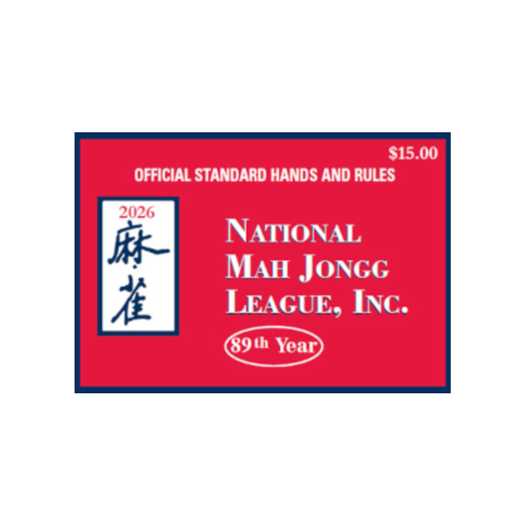 (Pre-Order) 2026 Mahjong League Rule Card