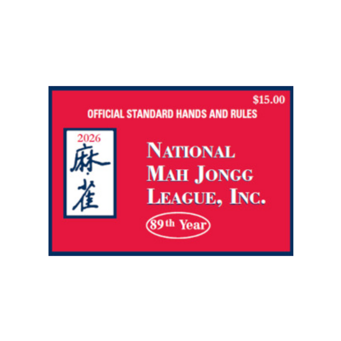 (Preorder) 2026 Mahjong League Rule Card