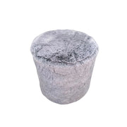 Faux Fur Pouf Smoky Gray Furniture