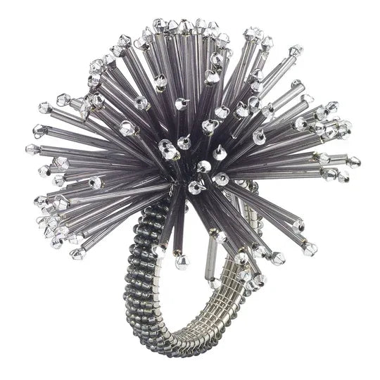 Urchin Silver Napkin Rings Set of 4 Placemats, Napkins, & Napkin Rings