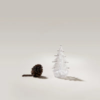 Vermont Silver Leaf Glass Evergreen Tree.