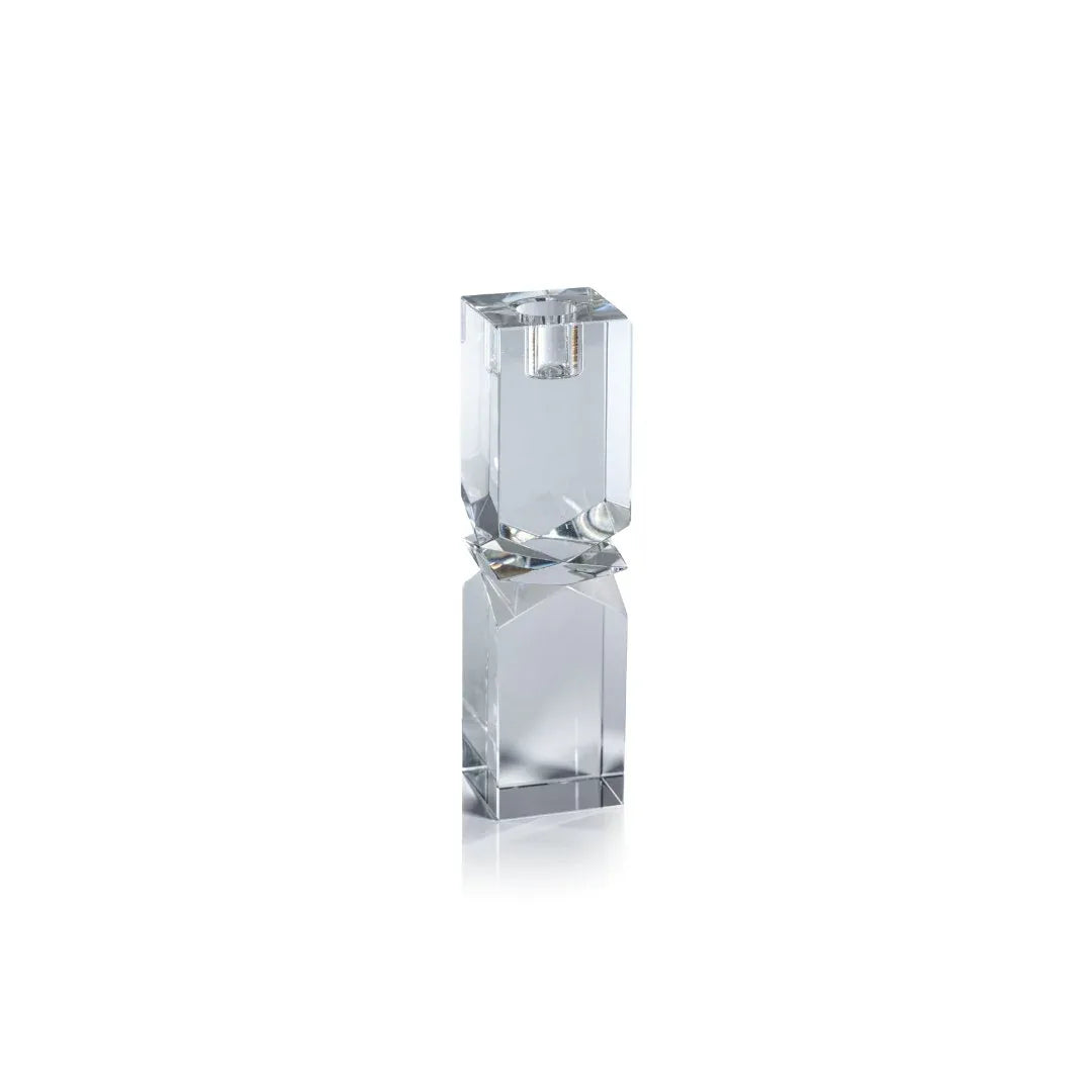 Vienna Crystal Clear Candleholder Tall Votives, Hurricanes & Candleholders