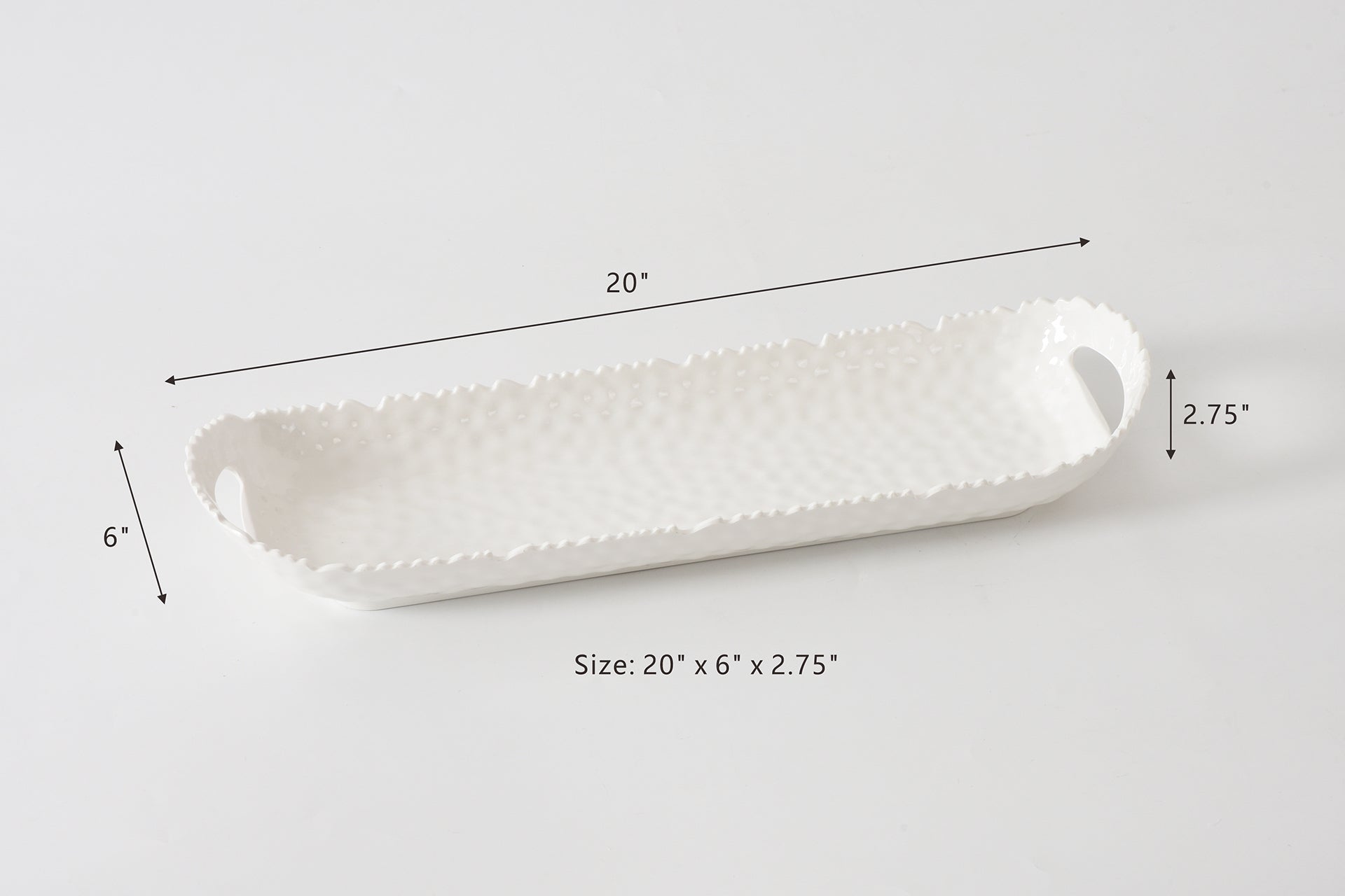 Coastal Long Tray with Handles Serveware