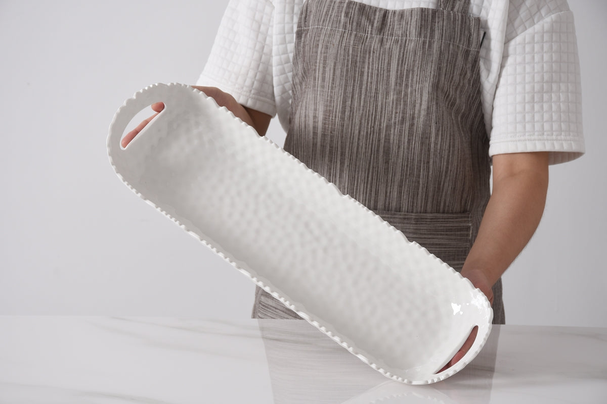 Coastal Long Tray with Handles Serveware