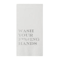 Wash Your F*%#ING Hands Guest Towel