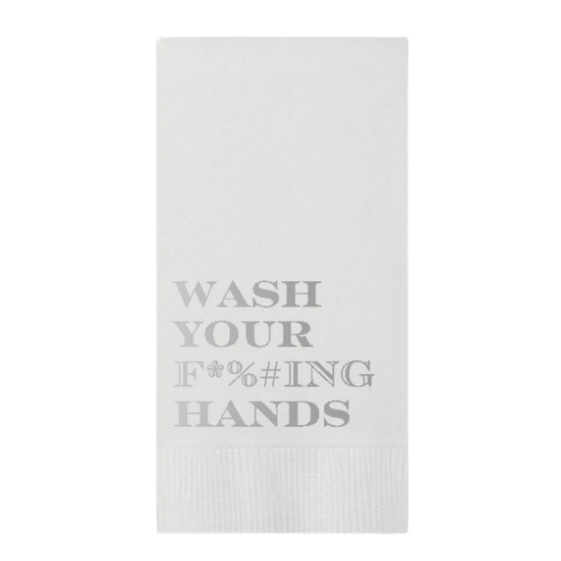 Wash Your F*%#ING Hands Guest Towel