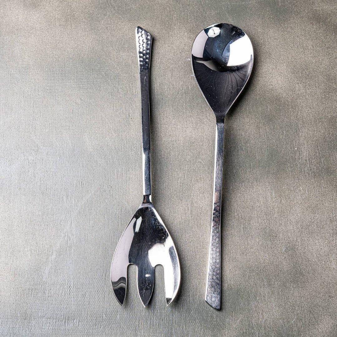 Wave Handle Servers Set Salad Serving Set