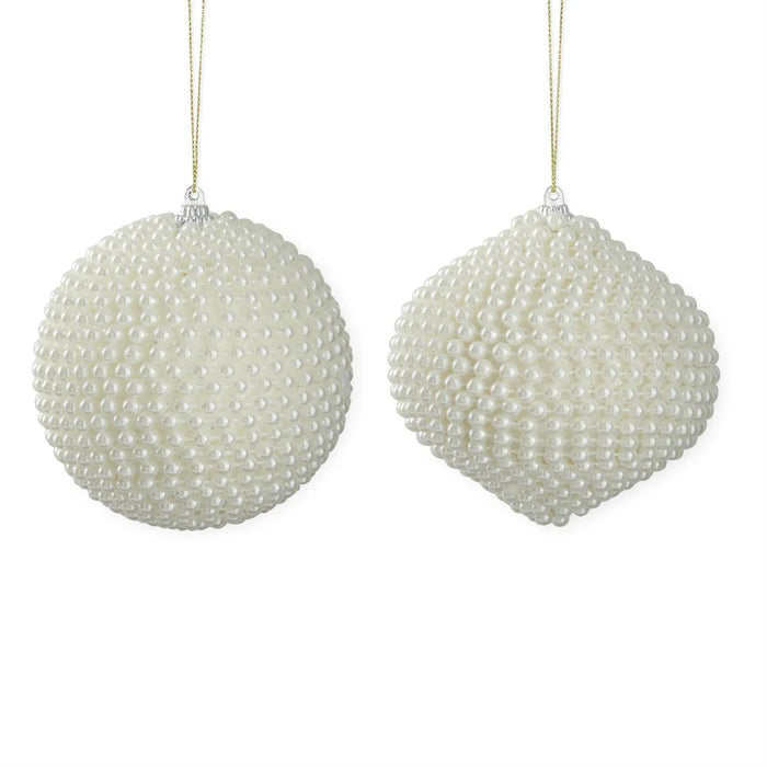 White Pearl Ornaments Decor