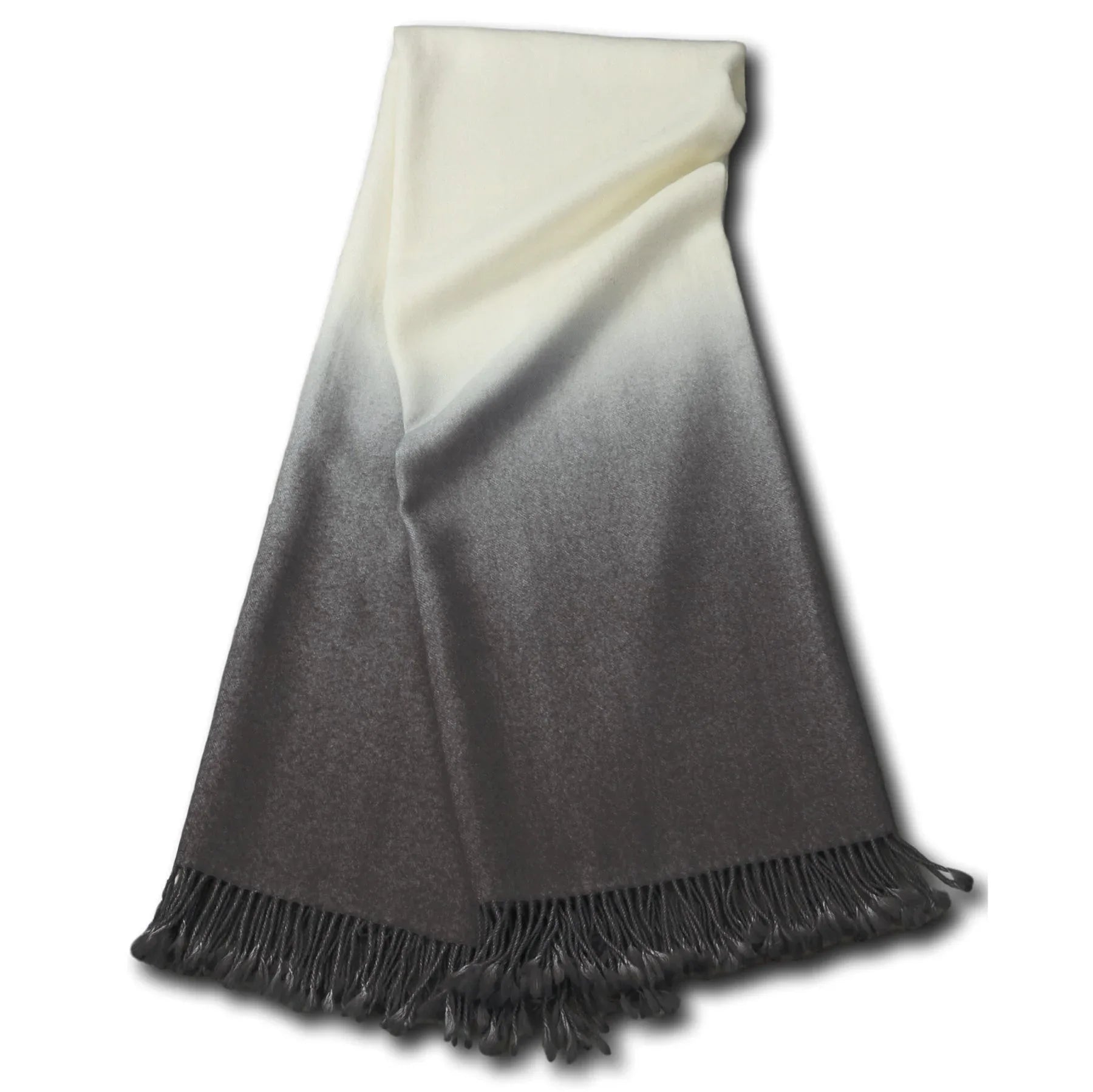 Dip-Dyed Throw Pewter Throws