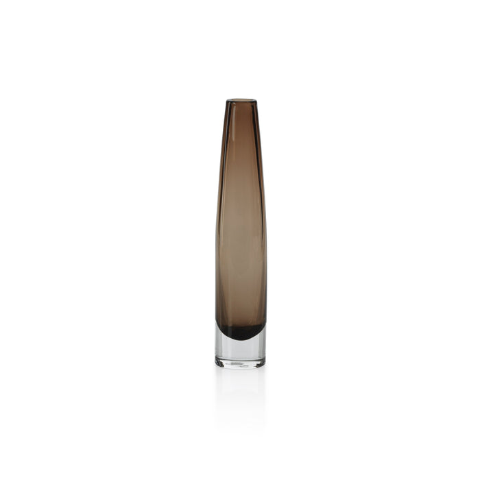 Timeo Slim Glass Vase - Taupe