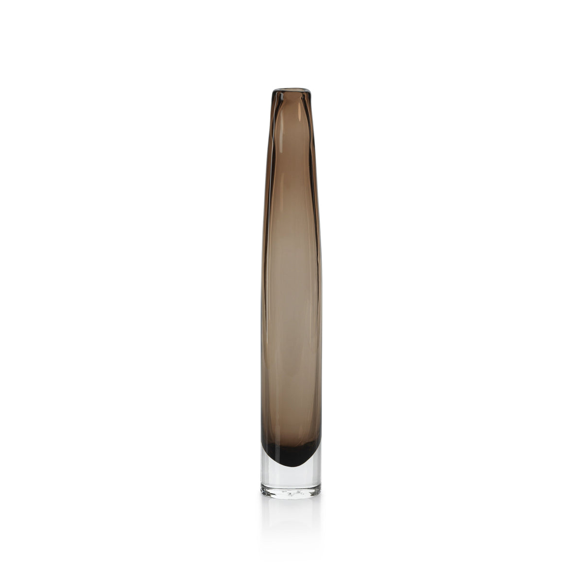 Timeo Slim Glass Vase - Taupe