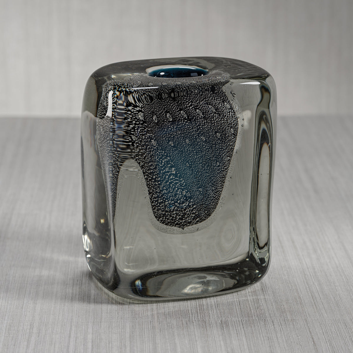 Crystal Bloom Vase Clear, Blue