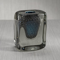 Crystal Bloom Vase Clear, Blue