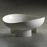 Kutani Ceramic Bowl - Matt White Decorative Bowls