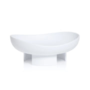 Kutani Ceramic Bowl - Matt White Decorative Bowls