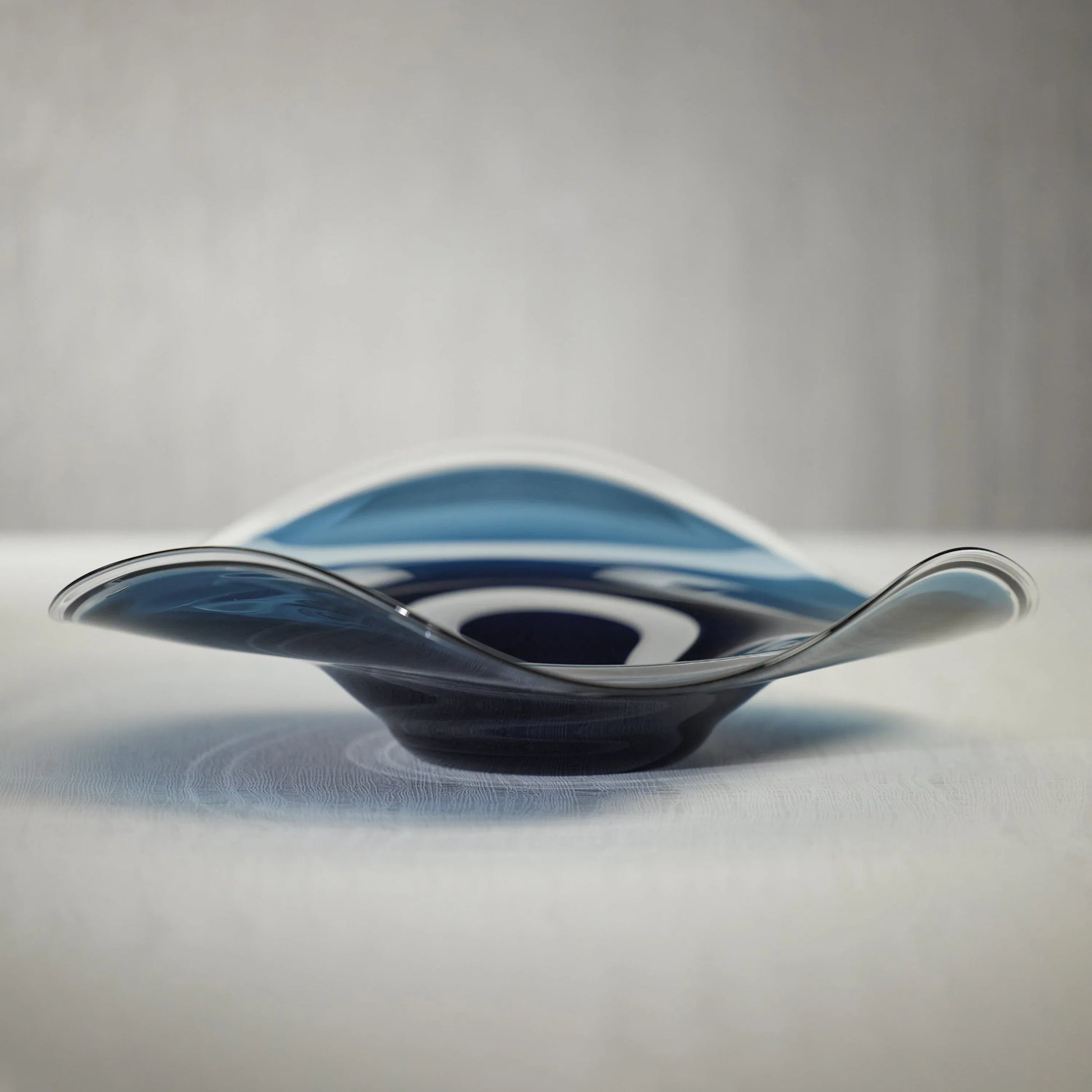 Lago Wave Bowl Blue Decorative Bowls