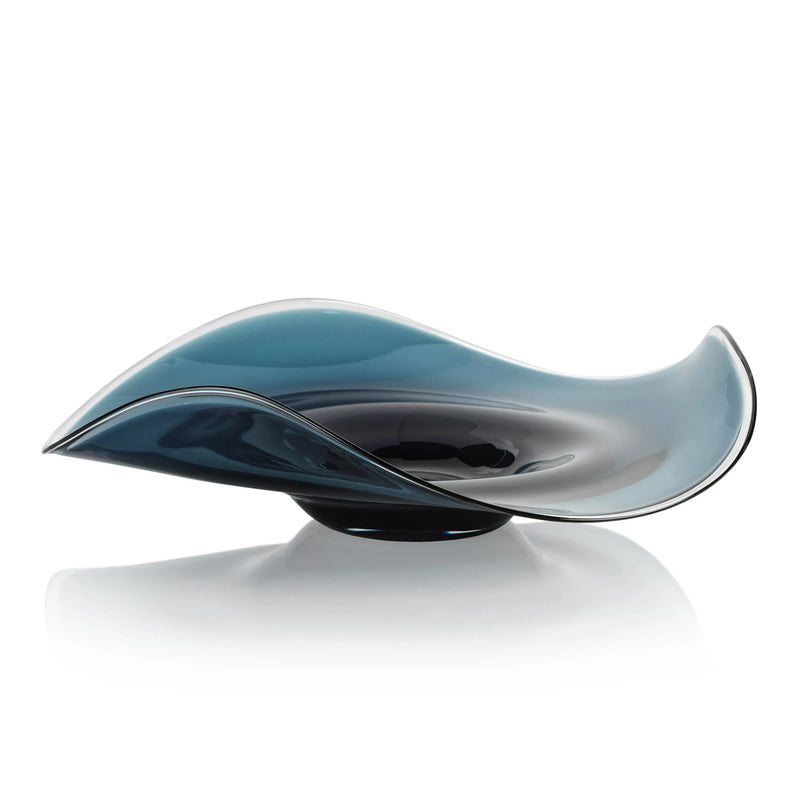 Lago Wave Bowl Blue Large Decorative Bowls