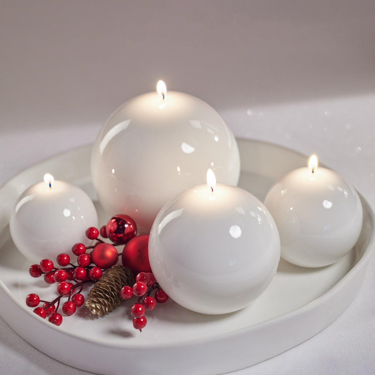 Lacquer Ball Candle 3.5'' Candles