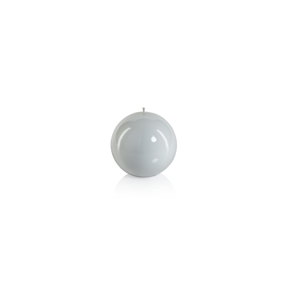 Lacquer Ball Candle 3.5'' White Candles