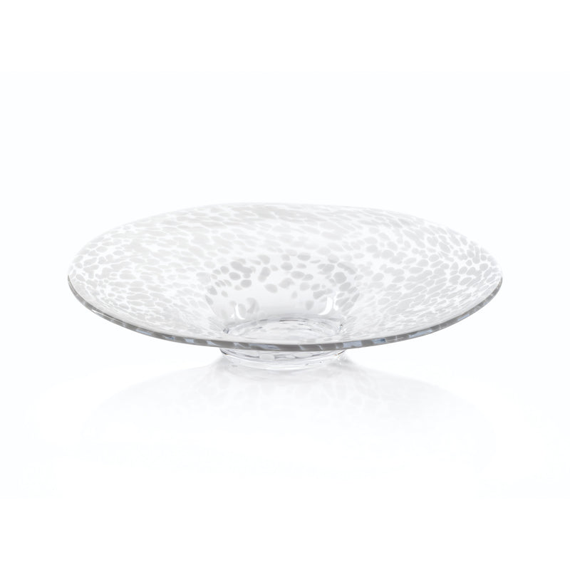 White Confetti Centerpiece Bowl Decorative Bowls