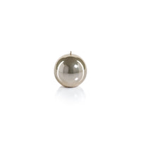 Metallic Ball Candle Matte Pearl Gold 3.5''