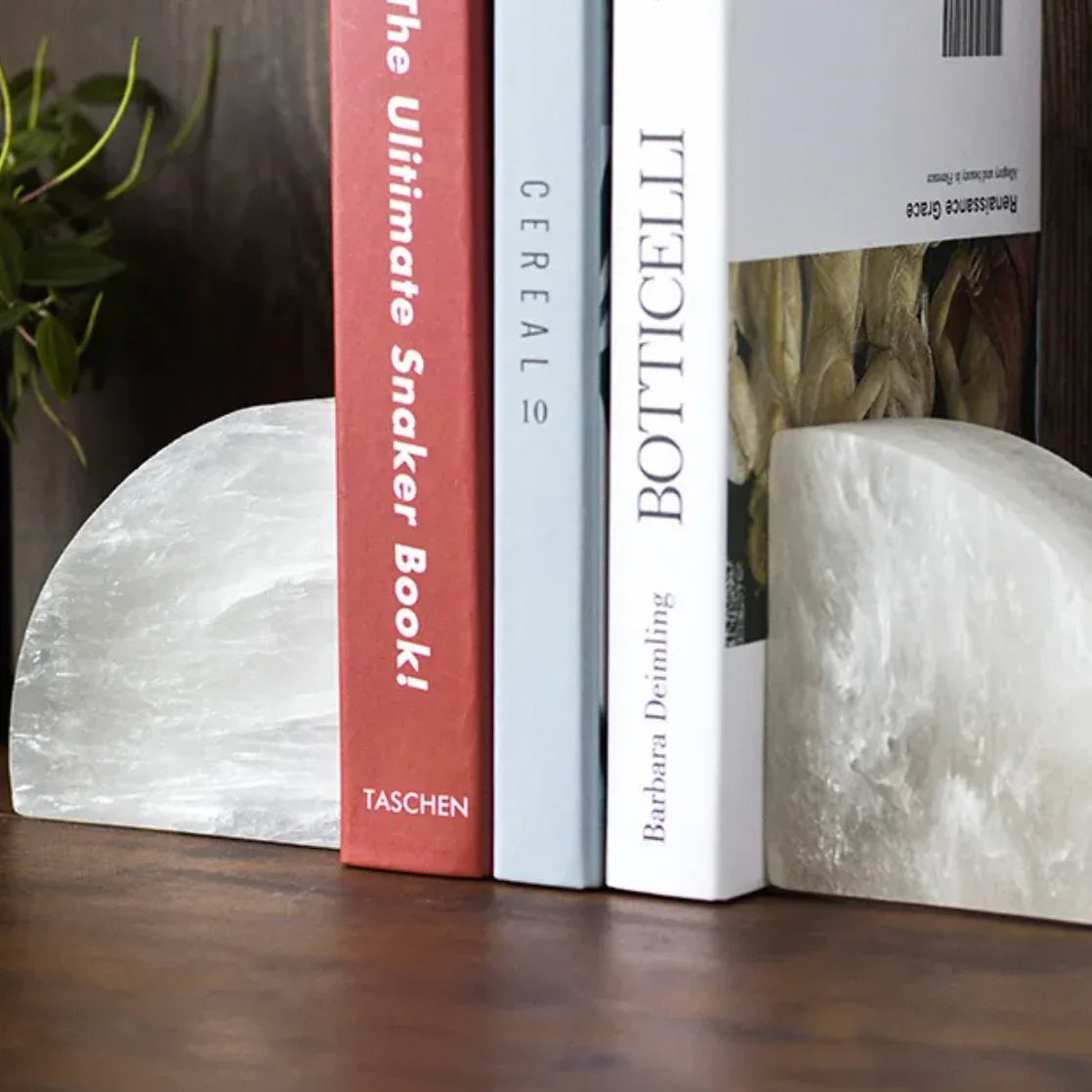 White Onyx Bookend
