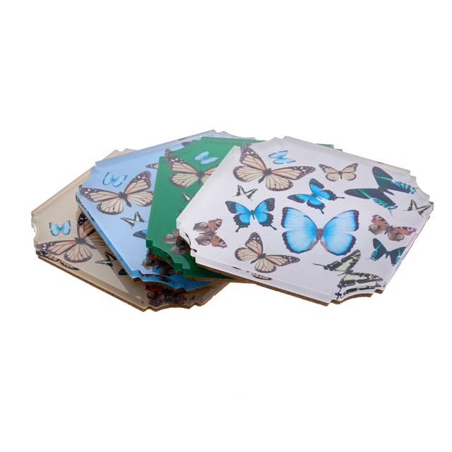 Boxed Acrylic Coaster Set of 4, Butterfly