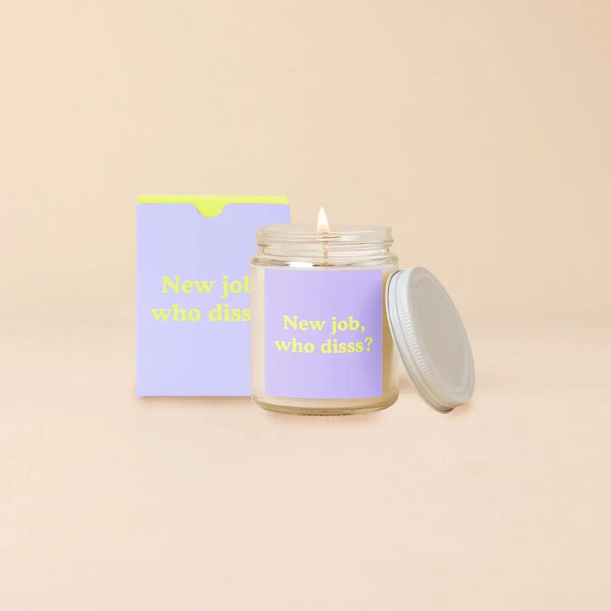 Candle Jar w/Lid Candleholder