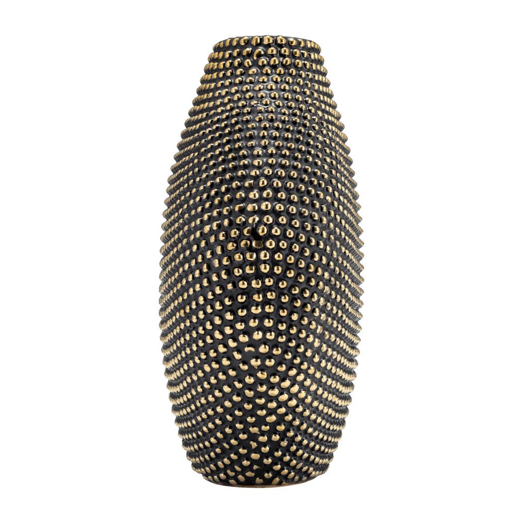 Beaded Ceramic Sculptural Vase
