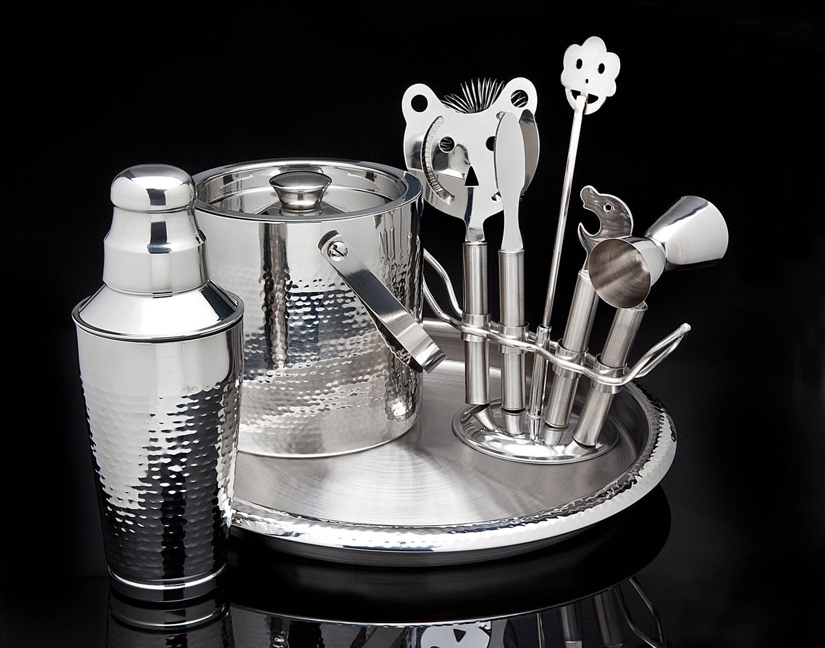 Hammered Bar Set with Tools