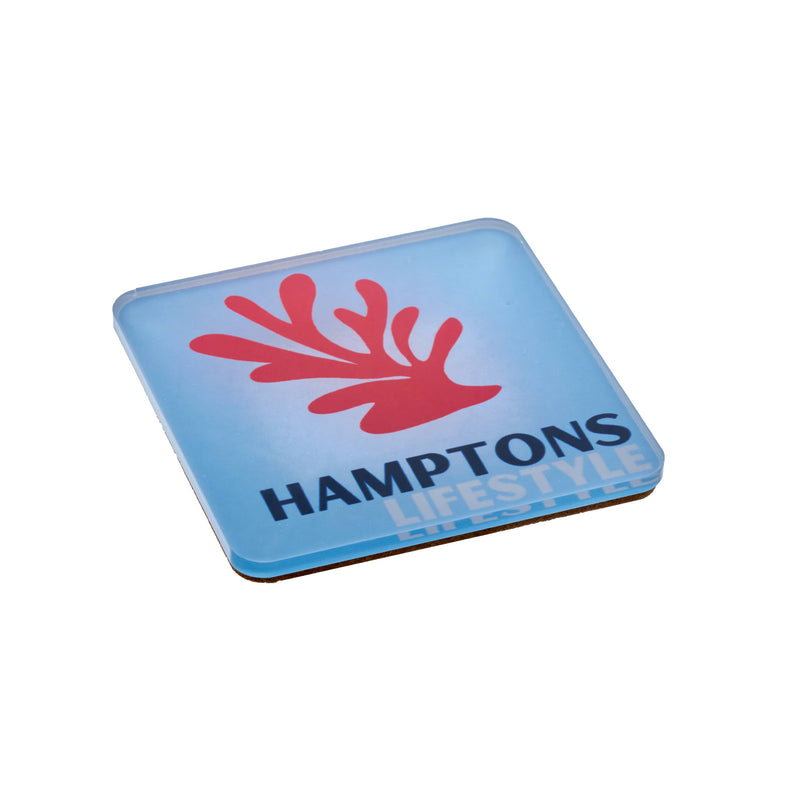 Hamptons Acrylic Coasters s/4