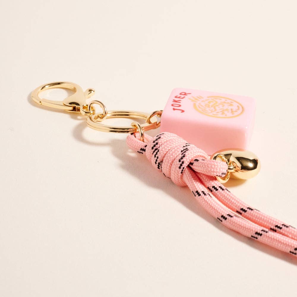 Mahjong Tile Keychain Bag Charm