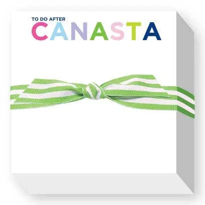 BRIDGE, MAHJONG AND CANASTA CHUBBIE NOTEPADS CANASTA Notepads