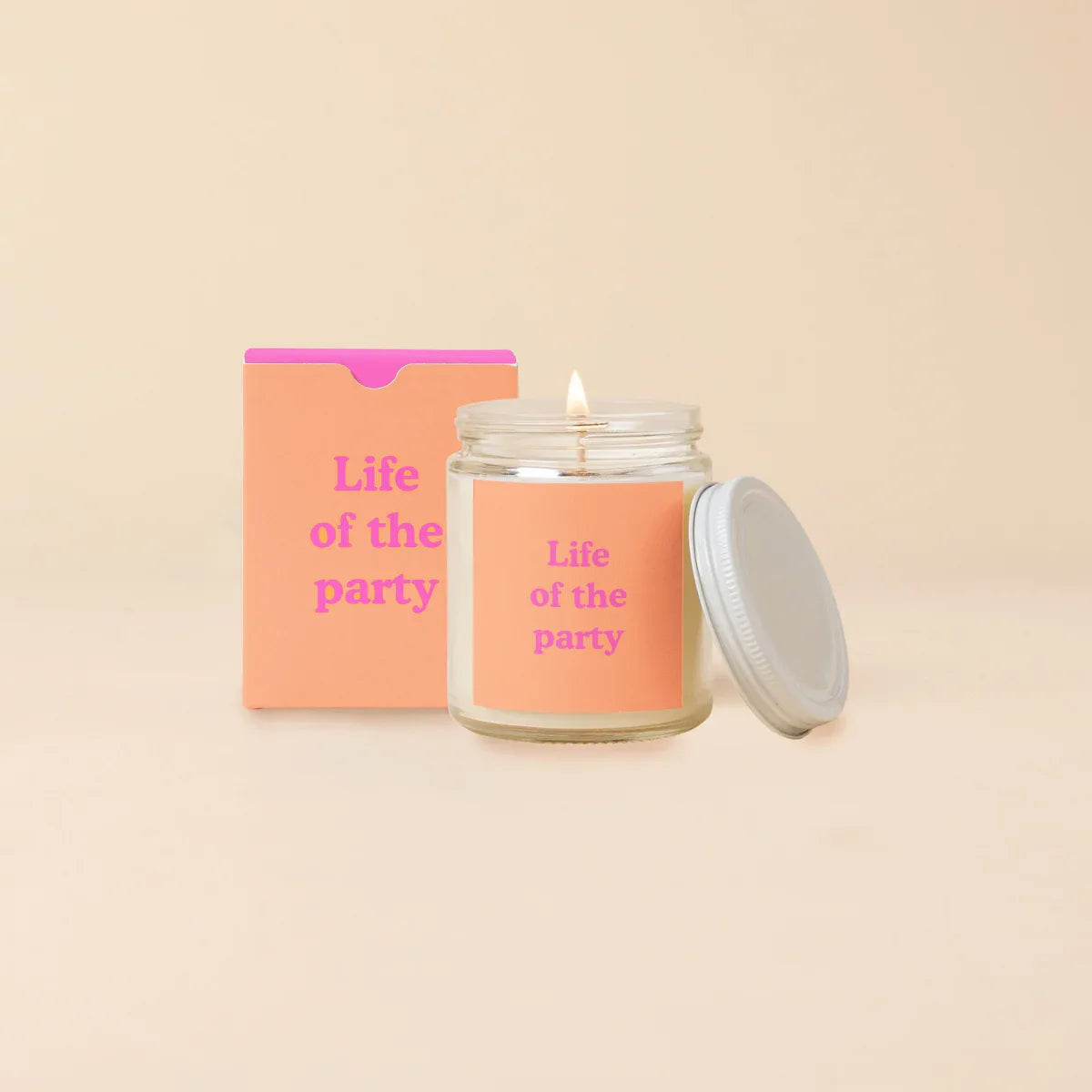 Candle Jar w/Lid Candleholder