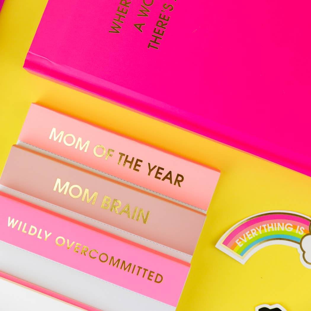 Mom Of The Year Lined Notepad - Coral - Mother's Day Gift